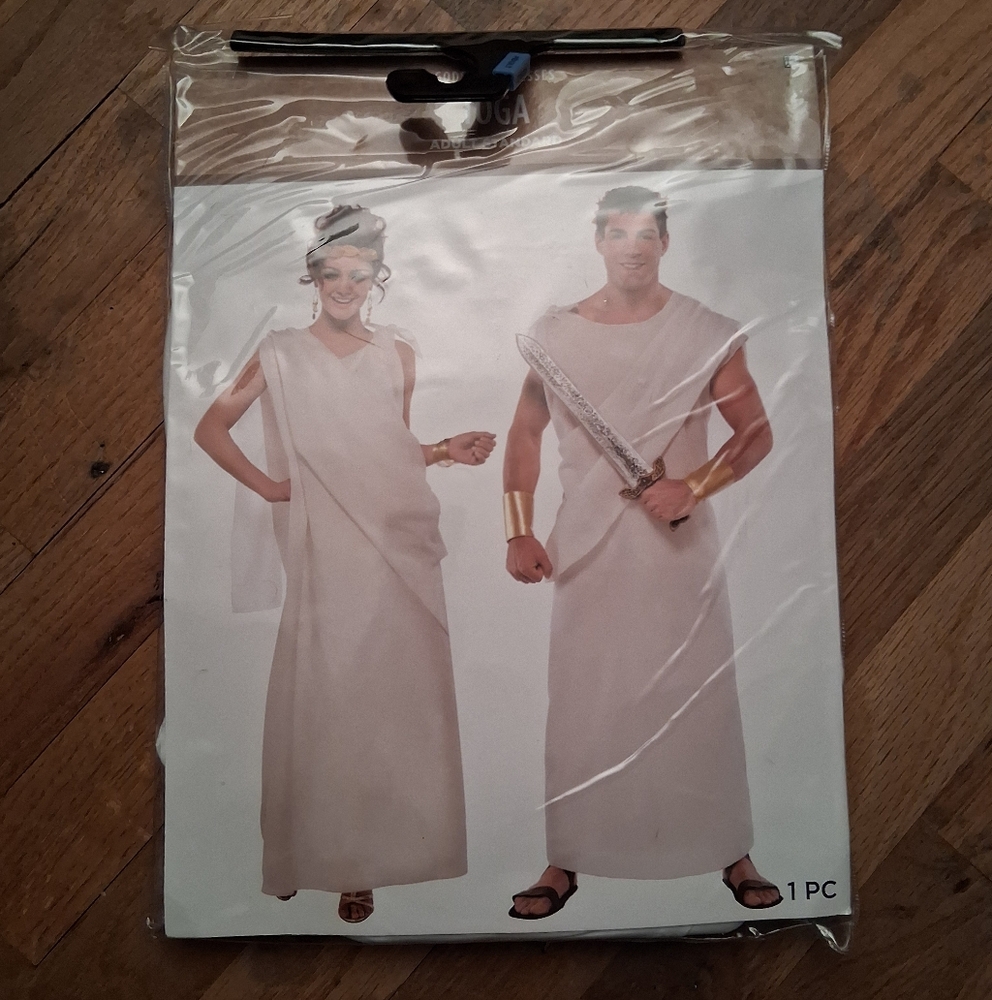 Roman Gods & Goddesses Toga Adult Strd Size Unisex Halloween Costume Cosplay